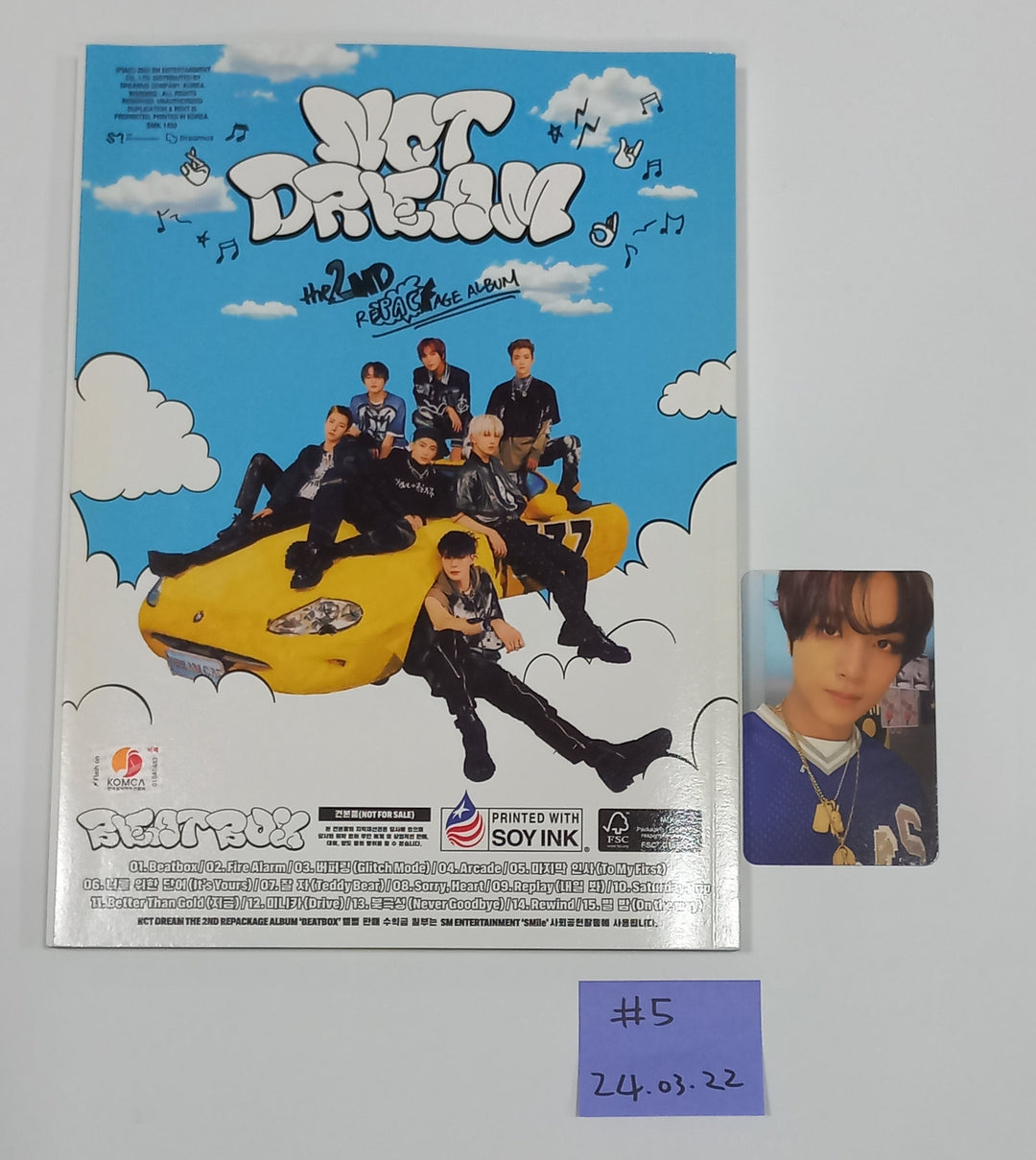 Nct, Nct 127, Nct Dream, WayV - Hand Autographed(Signed) Promo Album [24.3.22] - HALLYUSUPERSTORE