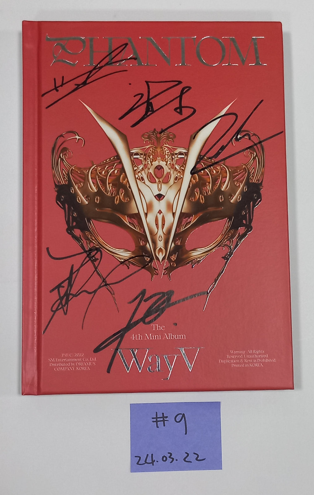 Nct, Nct 127, Nct Dream, WayV - Hand Autographed(Signed) Promo Album [24.3.22] - HALLYUSUPERSTORE