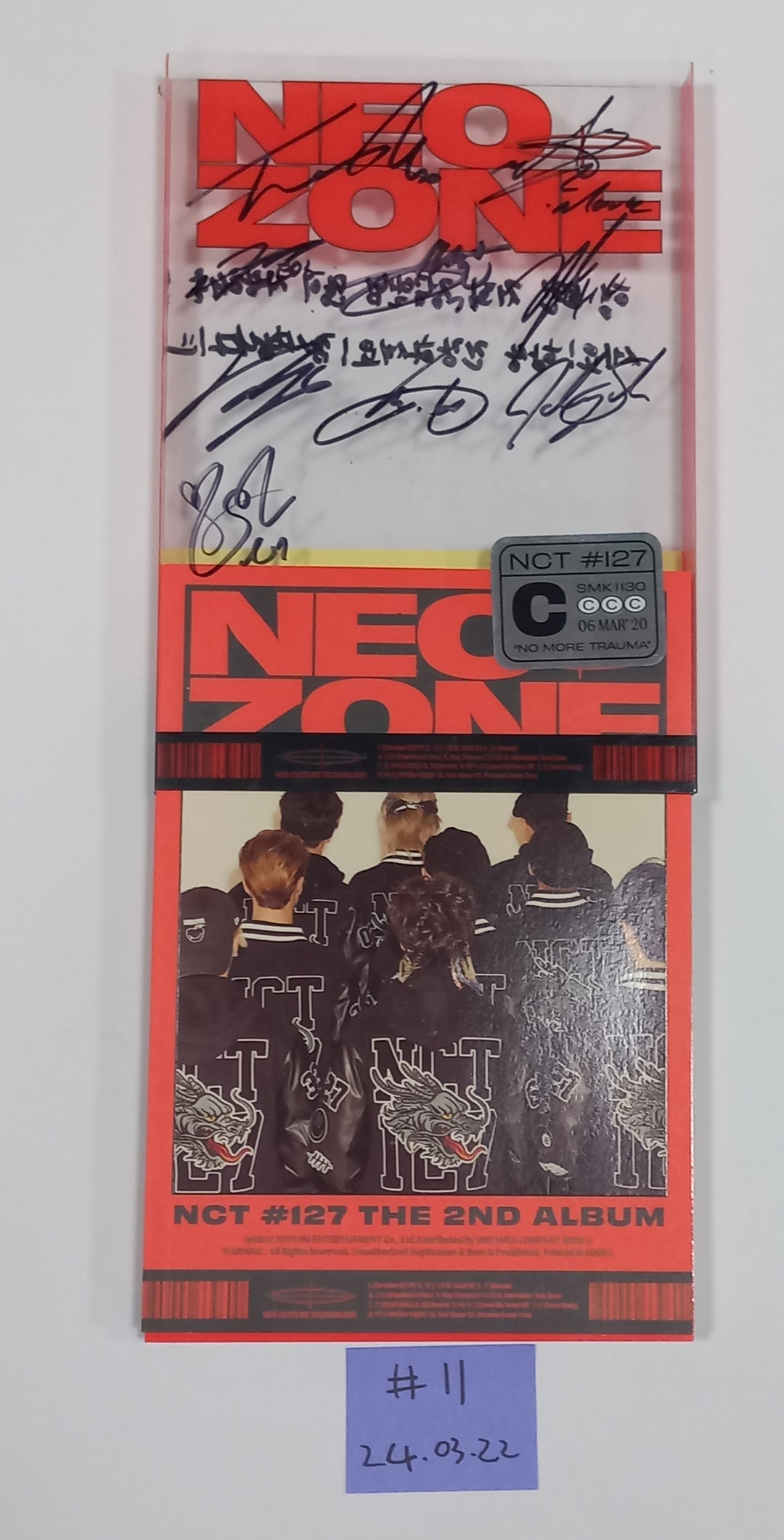 Nct, Nct 127, Nct Dream, WayV - Hand Autographed(Signed) Promo Album [24.3.22] - HALLYUSUPERSTORE
