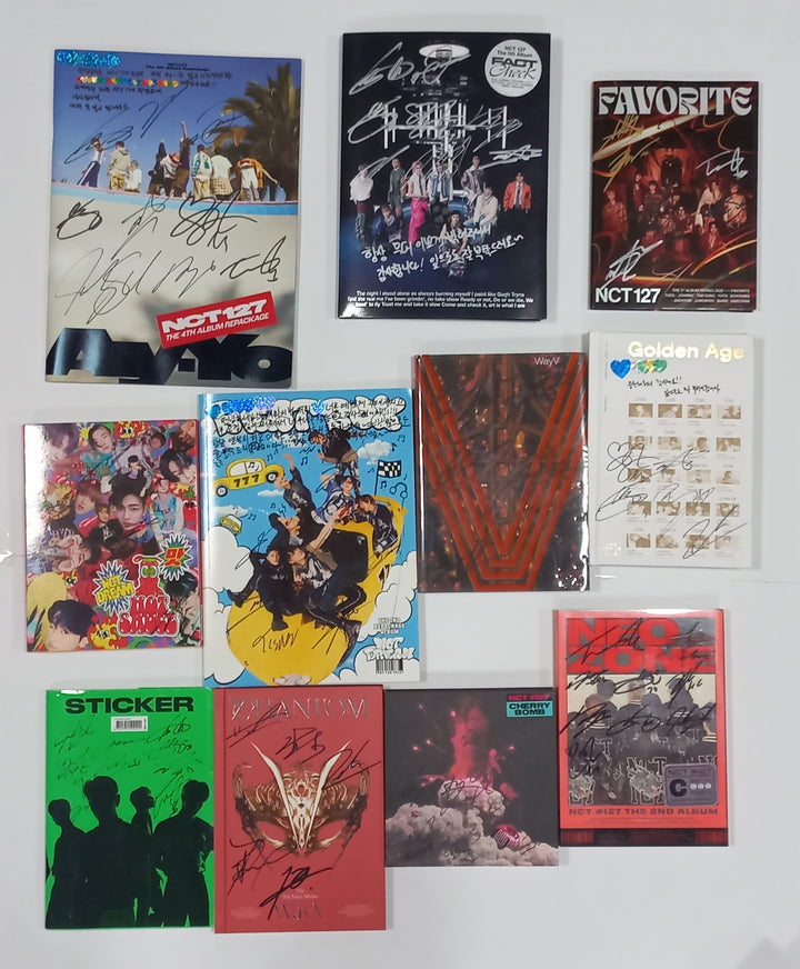 Nct, Nct 127, Nct Dream, WayV - Hand Autographed(Signed) Promo Album [24.3.22] - HALLYUSUPERSTORE