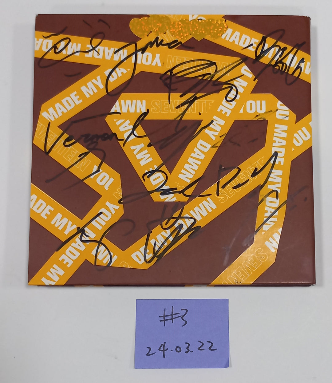 Seventeen, TXT - Hand Autographed(Signed) Promo Album [24.3.22] - HALLYUSUPERSTORE
