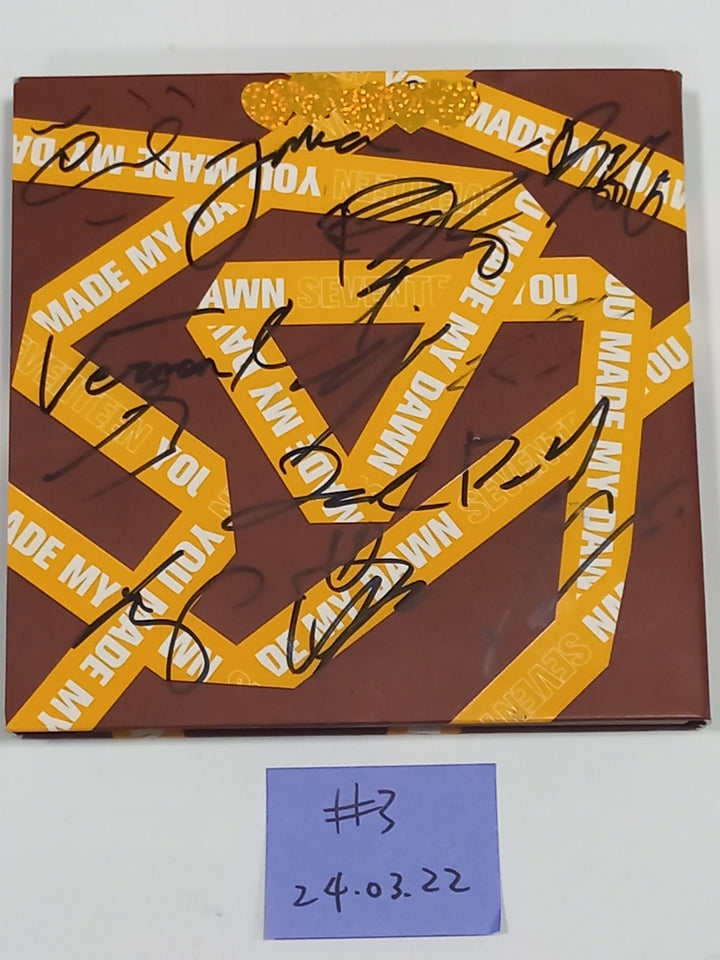 Seventeen, TXT - Hand Autographed(Signed) Promo Album [24.3.22] - HALLYUSUPERSTORE