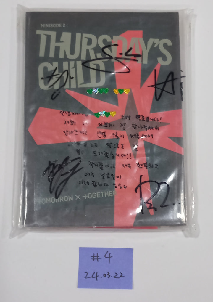 Seventeen, TXT - Hand Autographed(Signed) Promo Album [24.3.22] - HALLYUSUPERSTORE