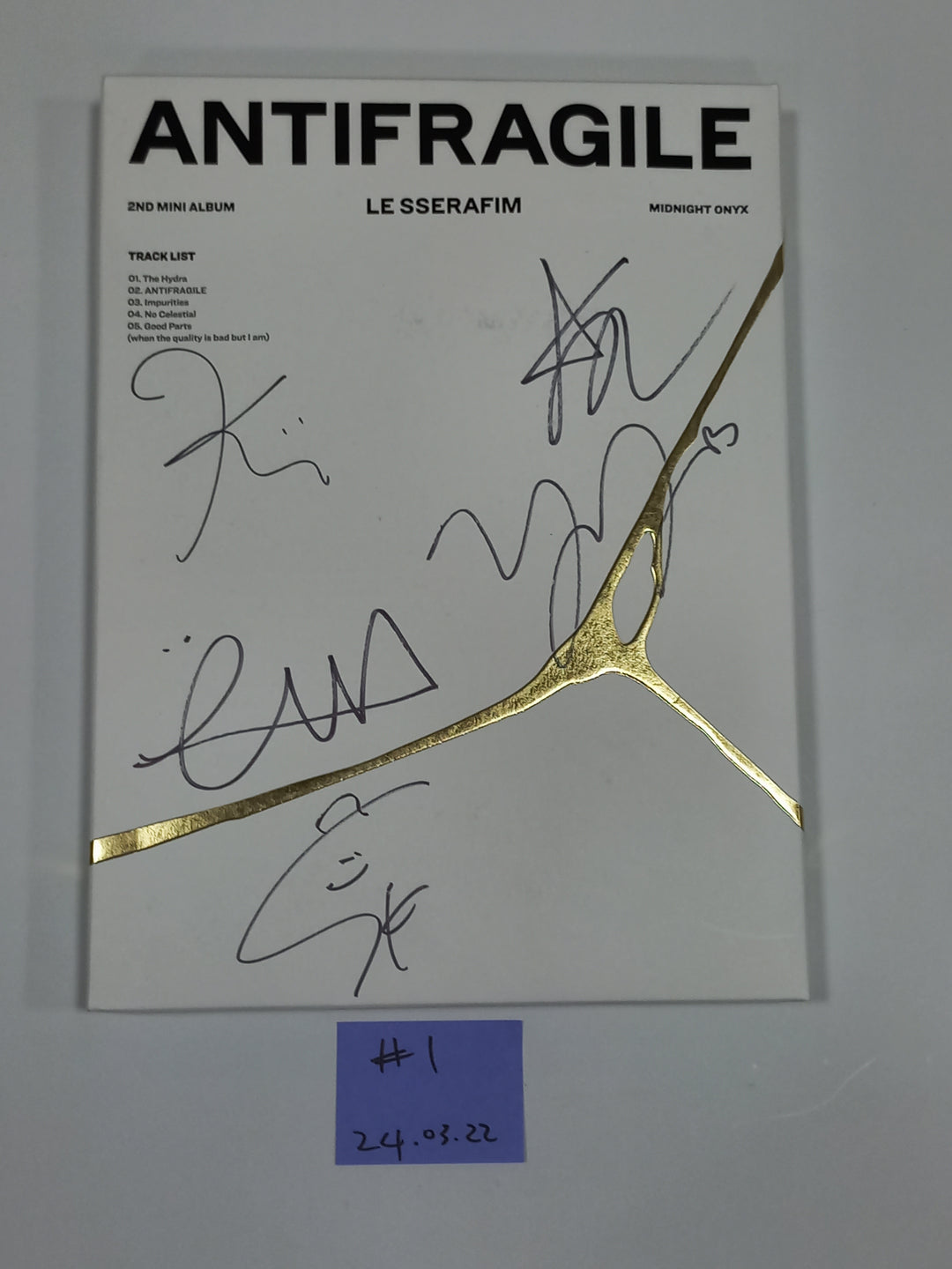 IVE, LE SSERAFIM - Hand Autographed(Signed) Promo Album [24.3.22] - HALLYUSUPERSTORE