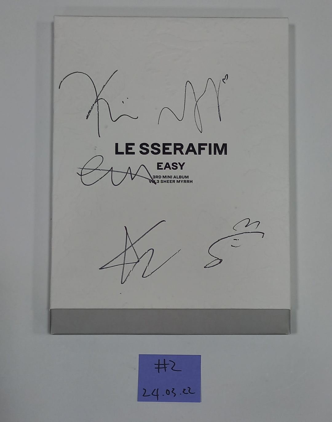 IVE, LE SSERAFIM - Hand Autographed(Signed) Promo Album [24.3.22] - HALLYUSUPERSTORE
