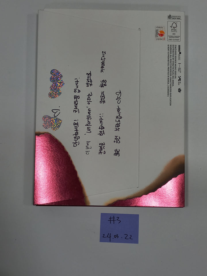 IVE, LE SSERAFIM - Hand Autographed(Signed) Promo Album [24.3.22] - HALLYUSUPERSTORE