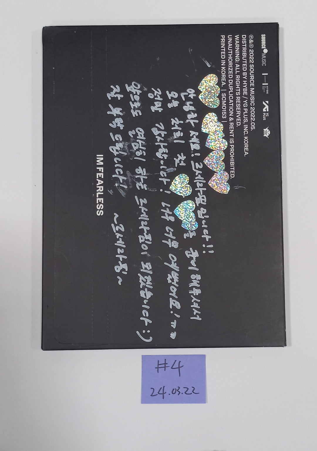 IVE, LE SSERAFIM - Hand Autographed(Signed) Promo Album [24.3.22] - HALLYUSUPERSTORE