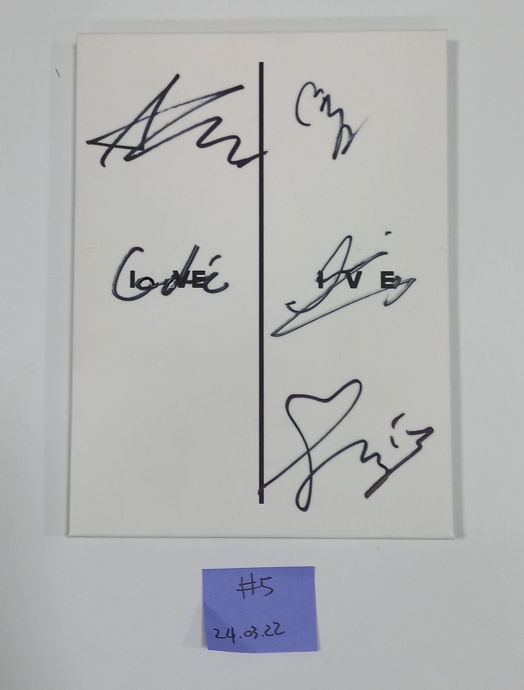 IVE, LE SSERAFIM - Hand Autographed(Signed) Promo Album [24.3.22] - HALLYUSUPERSTORE
