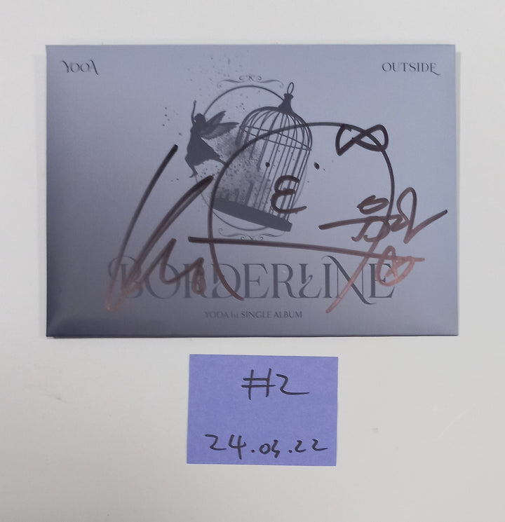 Yooa (Of Oh My girl) "Borderline" - Hand Autographed(Signed) Promo Album [24.3.22] - HALLYUSUPERSTORE