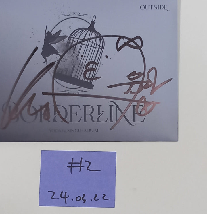 Yooa (Of Oh My girl) "Borderline" - Hand Autographed(Signed) Promo Album [24.3.22] - HALLYUSUPERSTORE