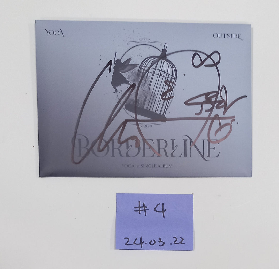 Yooa (Of Oh My girl) "Borderline" - Hand Autographed(Signed) Promo Album [24.3.22] - HALLYUSUPERSTORE