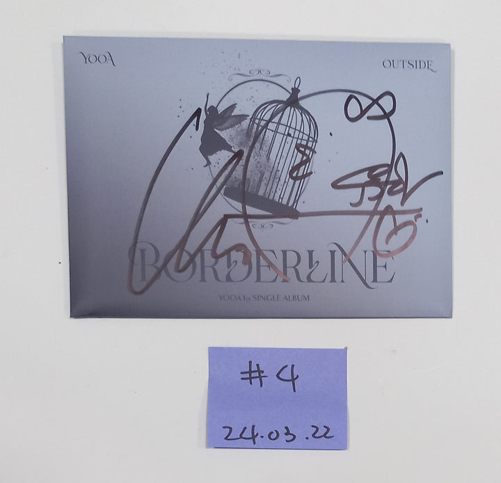 Yooa (Of Oh My girl) "Borderline" - Hand Autographed(Signed) Promo Album [24.3.22] - HALLYUSUPERSTORE