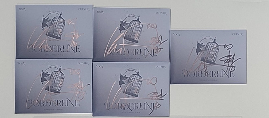 Yooa (Of Oh My girl) "Borderline" - Hand Autographed(Signed) Promo Album [24.3.22] - HALLYUSUPERSTORE