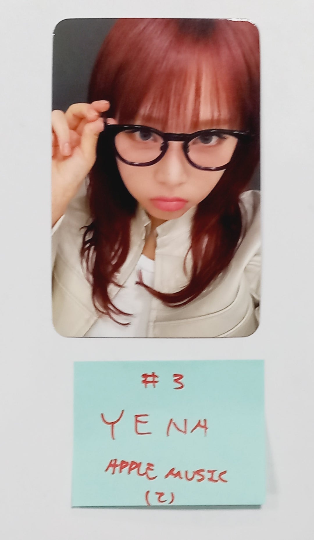 YENA "Good Morning" - Apple Music Fansign Event Photocard Round 3 [24.3.25] - HALLYUSUPERSTORE
