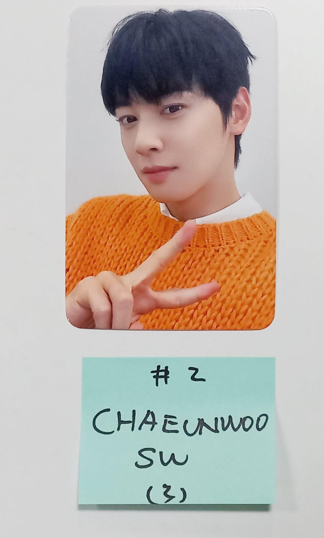 CHA EUN-WOO (Of ASTRO) "ENTITY" - Soundwave Fansign Event Photocard [24.3.25] - HALLYUSUPERSTORE