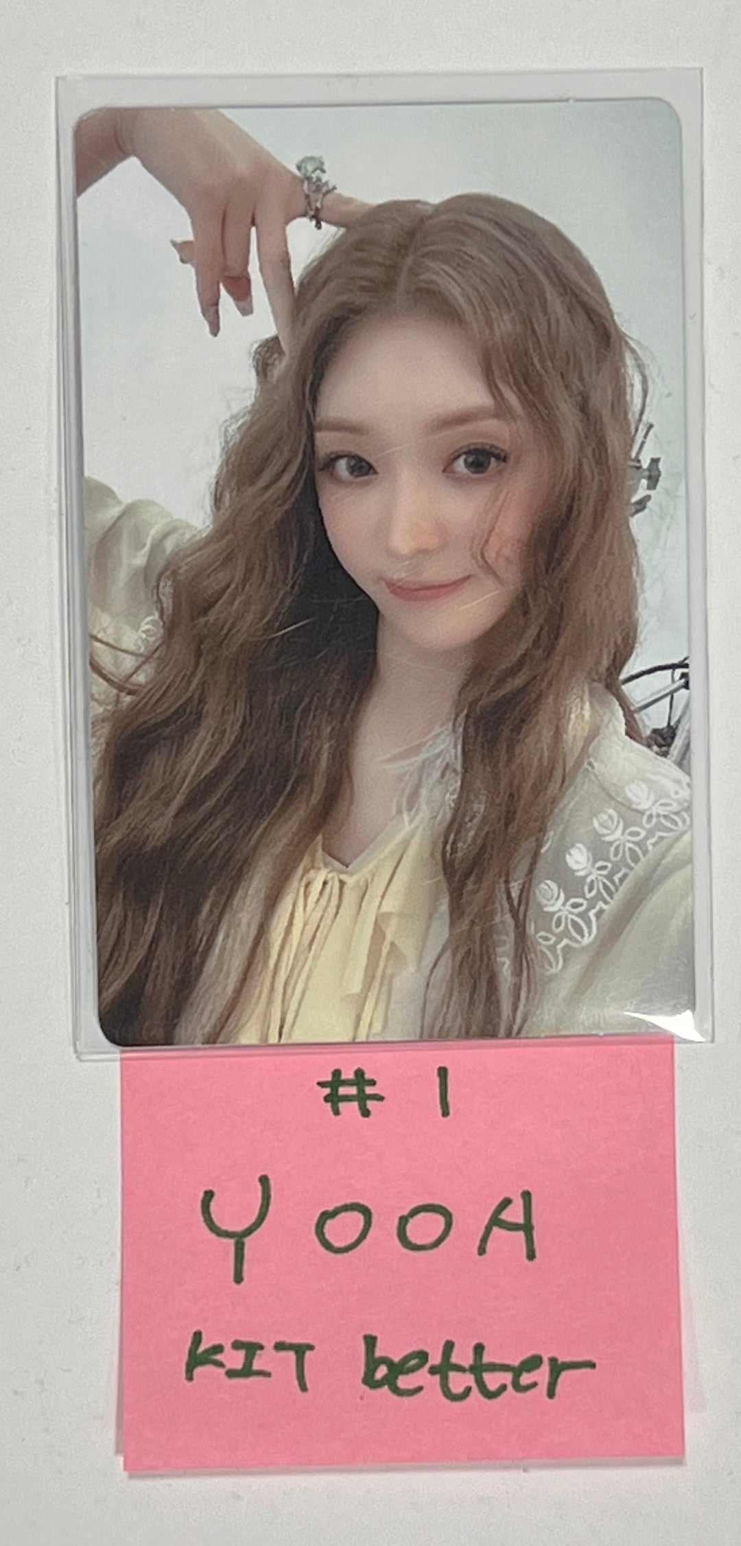 YOOA (Of Oh My Girl) "Borderline" - Kit Better Fansign Event Photocard [Kit Ver.] [24.3.26] - HALLYUSUPERSTORE
