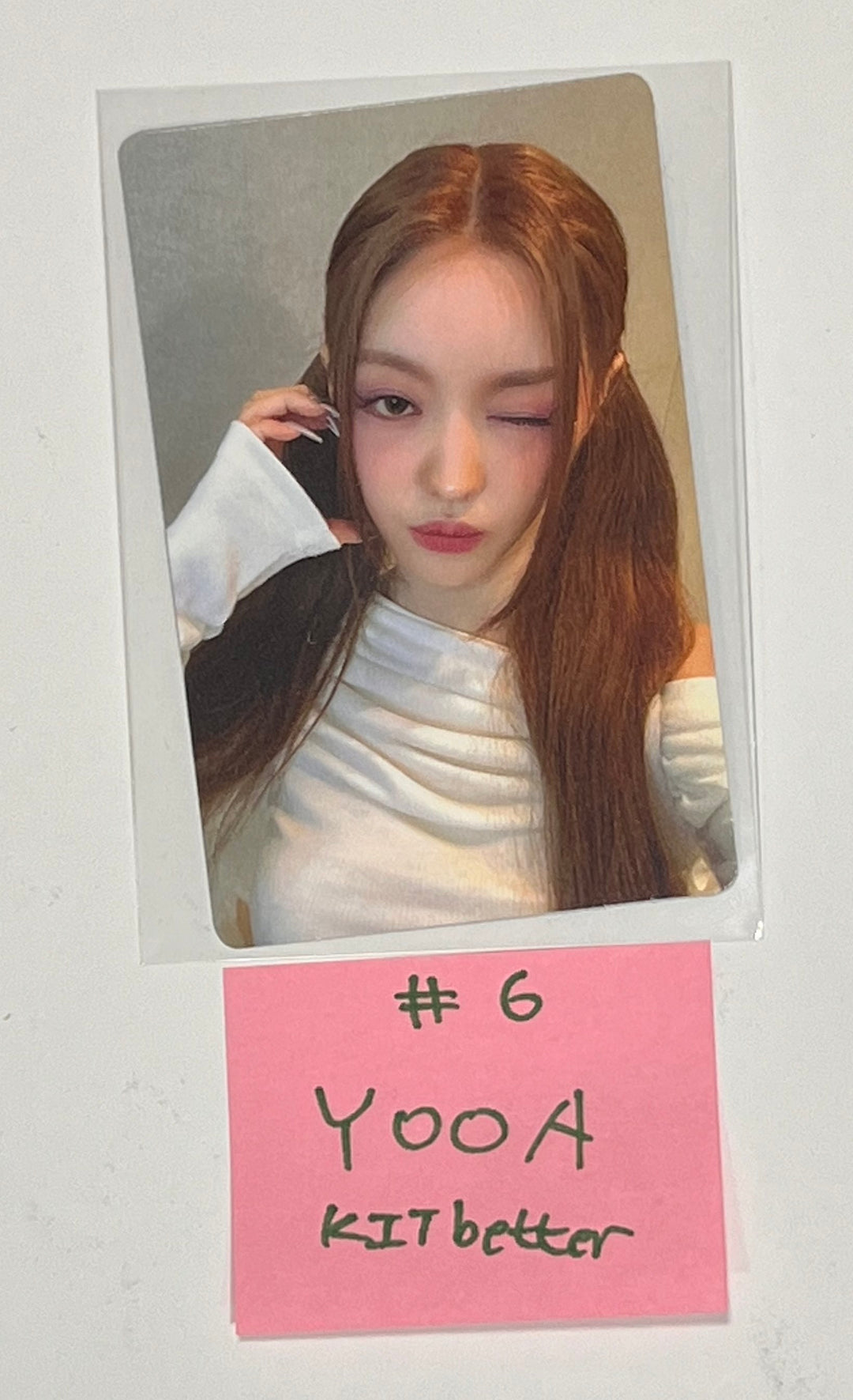 YOOA (Of Oh My Girl) "Borderline" - Kit Better Fansign Event Photocard [Kit Ver.] [24.3.26] - HALLYUSUPERSTORE