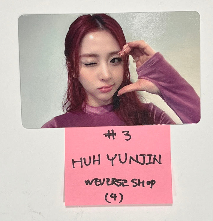 Le Sserafim 3rd Mini "EASY" - Weverse Shop Gift Event Photocard [24.3.26] - HALLYUSUPERSTORE