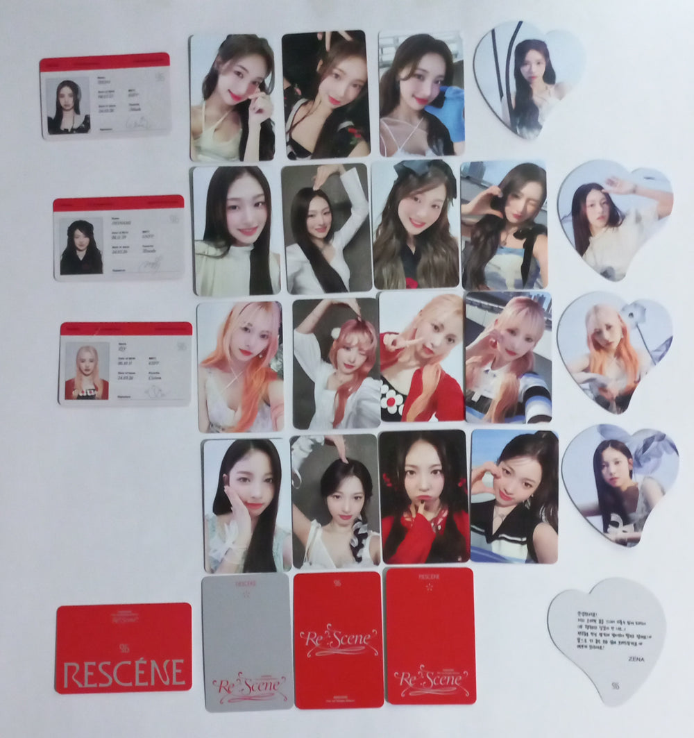 RESCENE "Re:Scene" - Official Photocard, ID Card, Message Card [24.3.27] - HALLYUSUPERSTORE