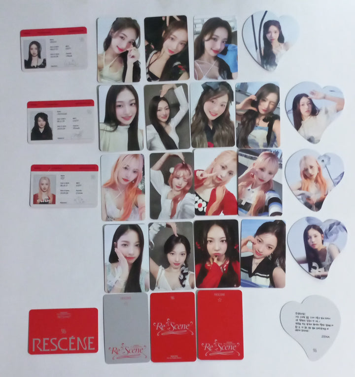 RESCENE "Re:Scene" - Official Photocard, ID Card, Message Card [24.3.27] - HALLYUSUPERSTORE
