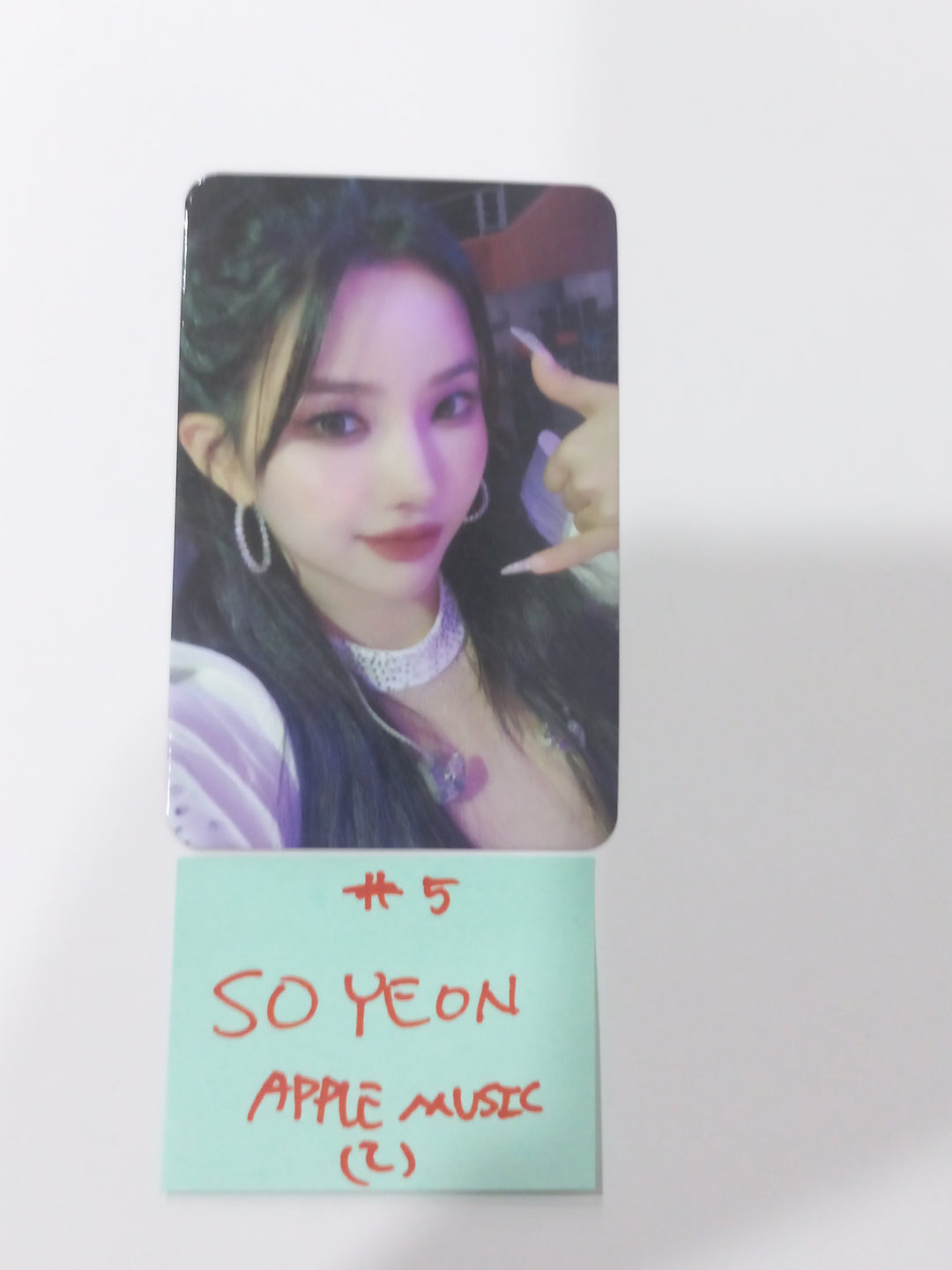 (g) I-DLE "2" 2nd Full Album - Apple Music Fansign Event Photocard Round 2 [24.3.28] - HALLYUSUPERSTORE