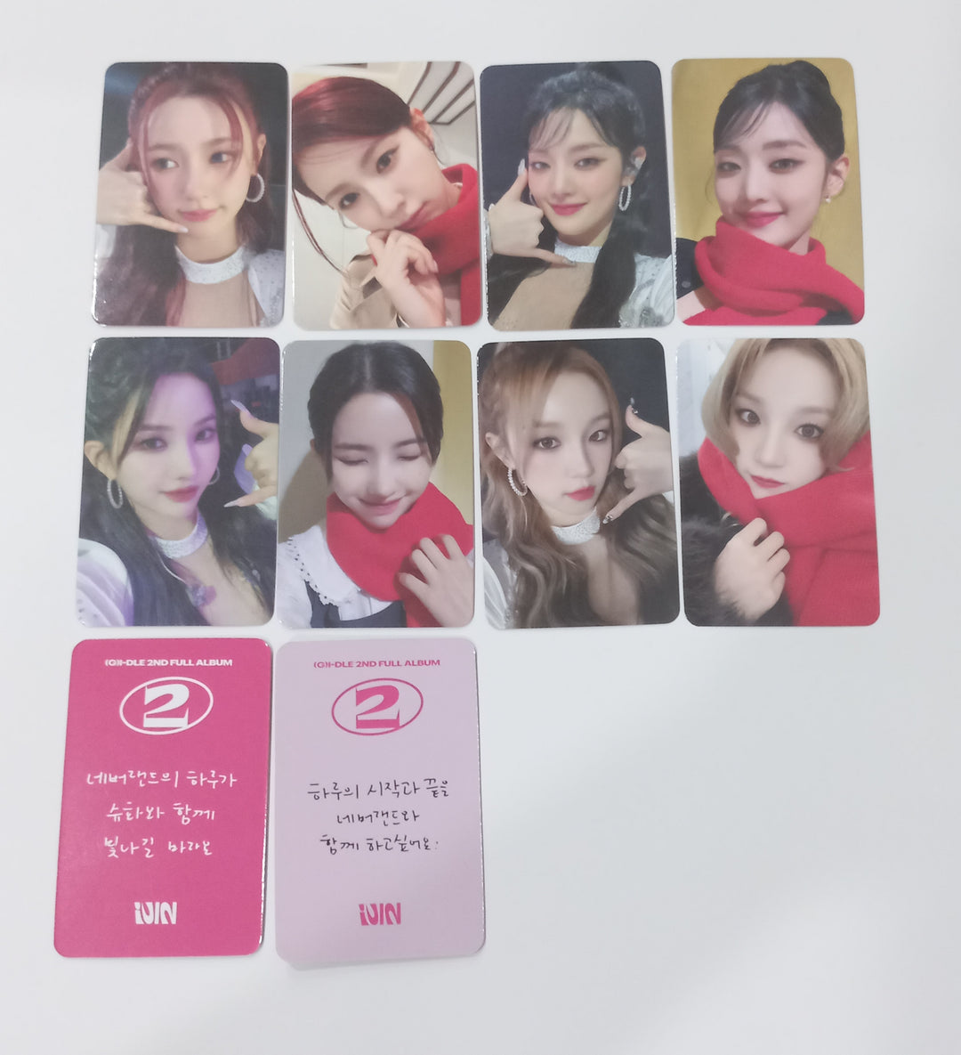 (g) I-DLE "2" 2nd Full Album - Apple Music Fansign Event Photocard Round 2 [24.3.28] - HALLYUSUPERSTORE