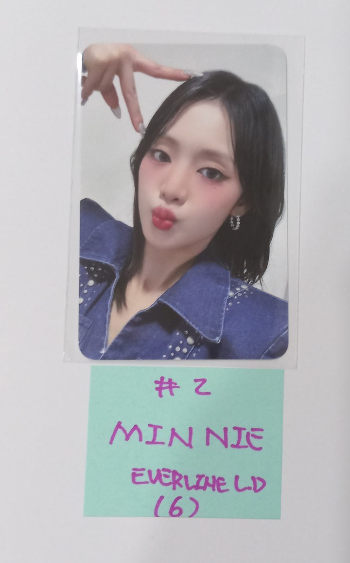 (g) I-DLE "2" 2nd Full Album - Everline Lucky Draw Event Photocard [24.3.28] - HALLYUSUPERSTORE