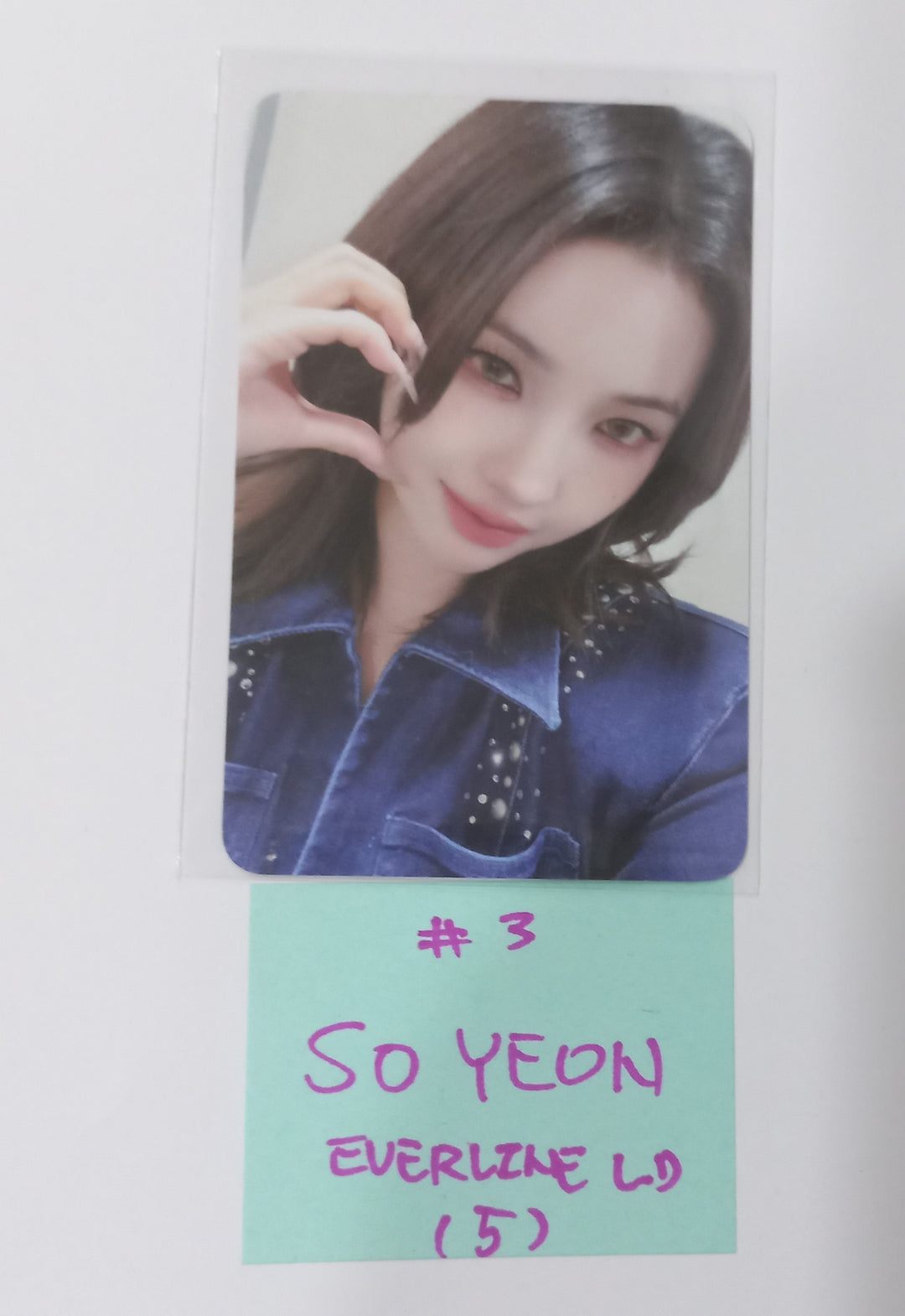 (g) I-DLE "2" 2nd Full Album - Everline Lucky Draw Event Photocard [24.3.28] - HALLYUSUPERSTORE