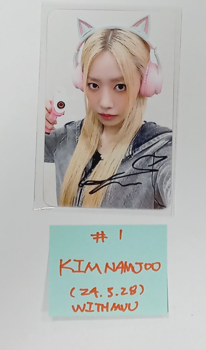 Kim Nam Joo " BAD" - Hand Autographed(Signed) Photocard [24.3.29] - HALLYUSUPERSTORE