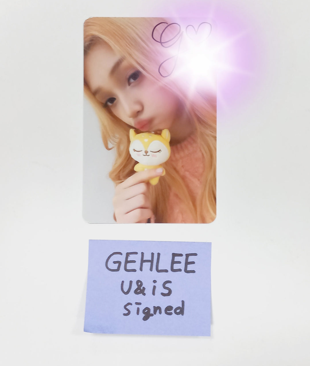 UNIS 'WE UNIS' - Hand Autographed(Signed) Photocard [24.3.29] - HALLYUSUPERSTORE