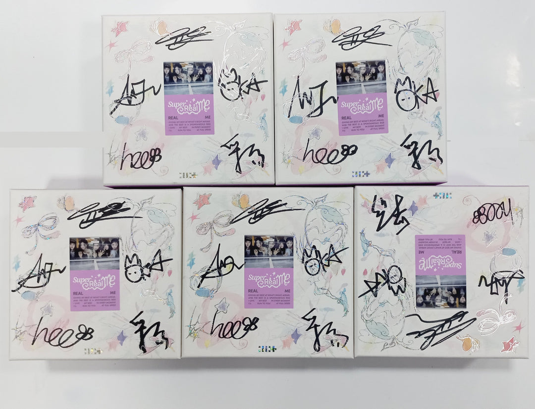 ILLIT "SUPER REAL ME" - Hand Autographed(Signed) Promo Album [24.4.1] - HALLYUSUPERSTORE