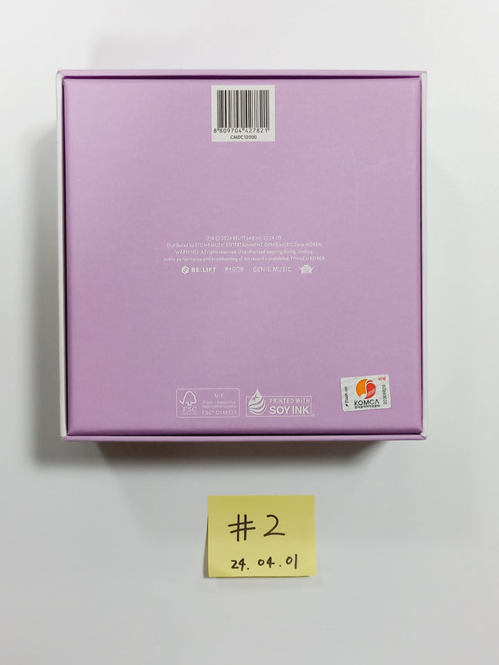 ILLIT "SUPER REAL ME" - Hand Autographed(Signed) Promo Album [24.4.1] - HALLYUSUPERSTORE
