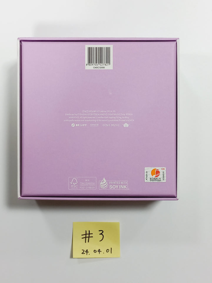 ILLIT "SUPER REAL ME" - Hand Autographed(Signed) Promo Album [24.4.1] - HALLYUSUPERSTORE