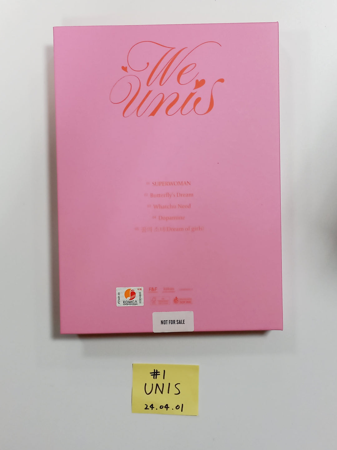UNIS "WE UNIS", RESCENE "Re:Scene" - Hand Autographed(Signed) Promo Album [24.4.1] - HALLYUSUPERSTORE