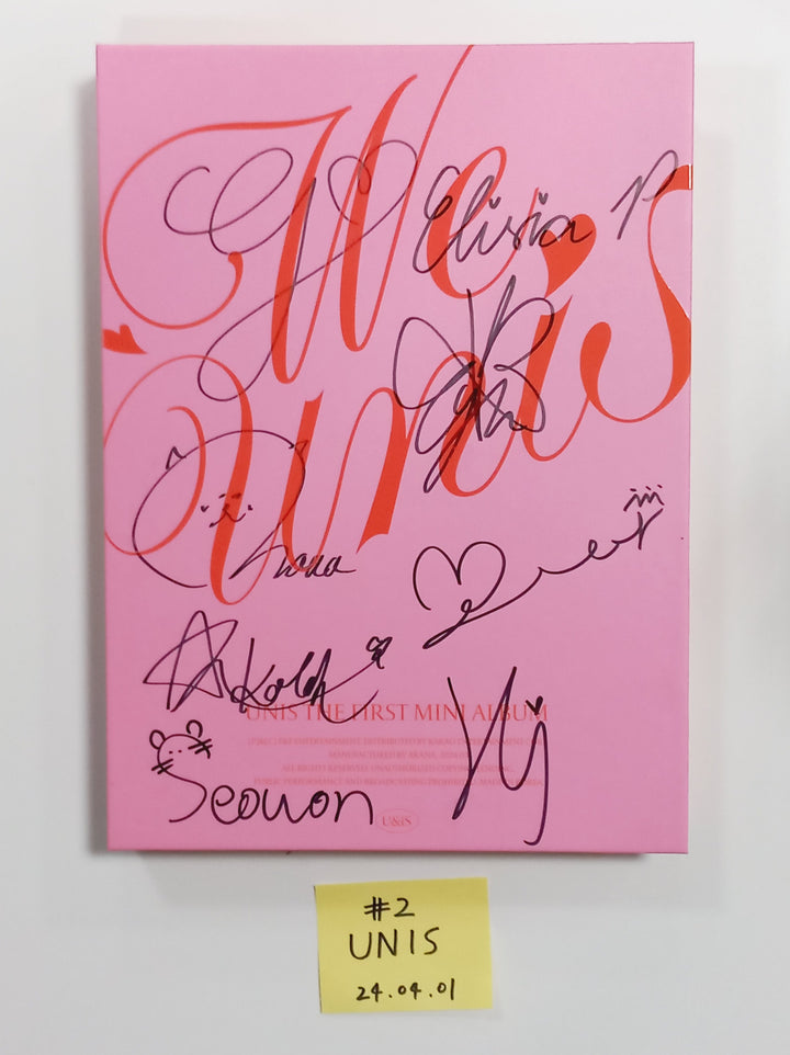 UNIS "WE UNIS", RESCENE "Re:Scene" - Hand Autographed(Signed) Promo Album [24.4.1] - HALLYUSUPERSTORE