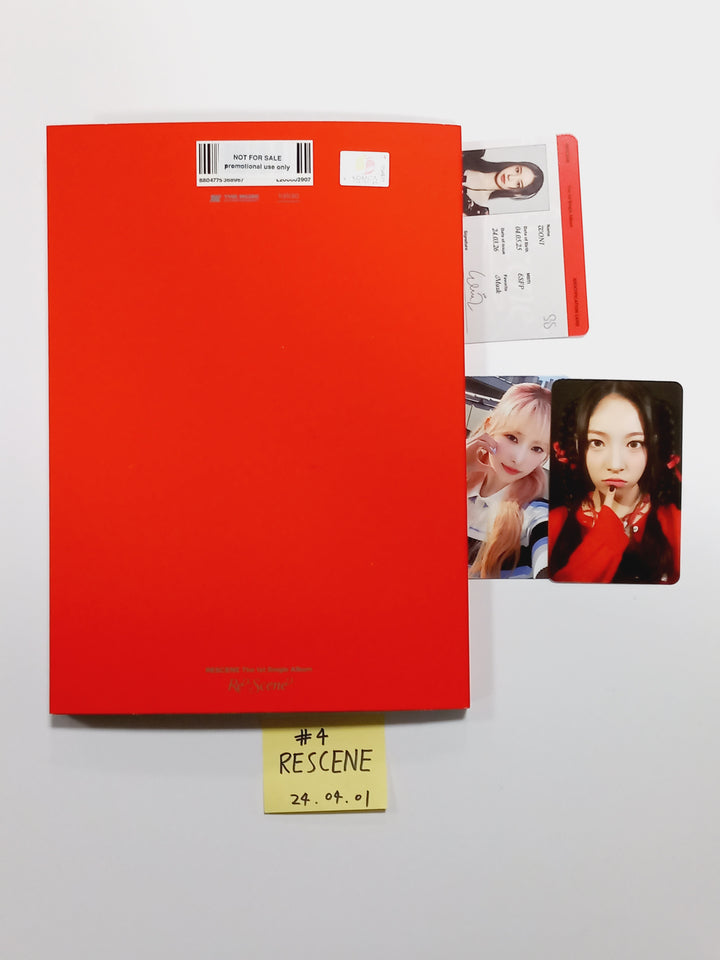 UNIS "WE UNIS", RESCENE "Re:Scene" - Hand Autographed(Signed) Promo Album [24.4.1] - HALLYUSUPERSTORE