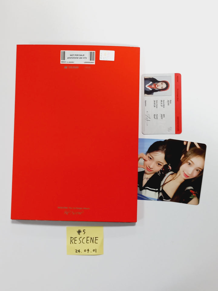 UNIS "WE UNIS", RESCENE "Re:Scene" - Hand Autographed(Signed) Promo Album [24.4.1] - HALLYUSUPERSTORE