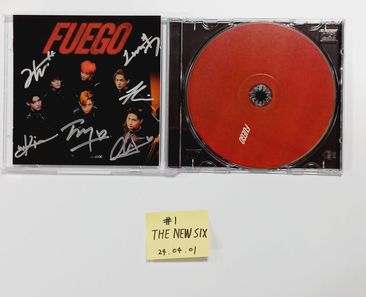 AMPERS&amp;ONE "ONE HEARTED", TNX (The New Six) "Fuego" Digital Single Album - Hand Autographed(Signed) Promo Album [24.4.1] - HALLYUSUPERSTORE