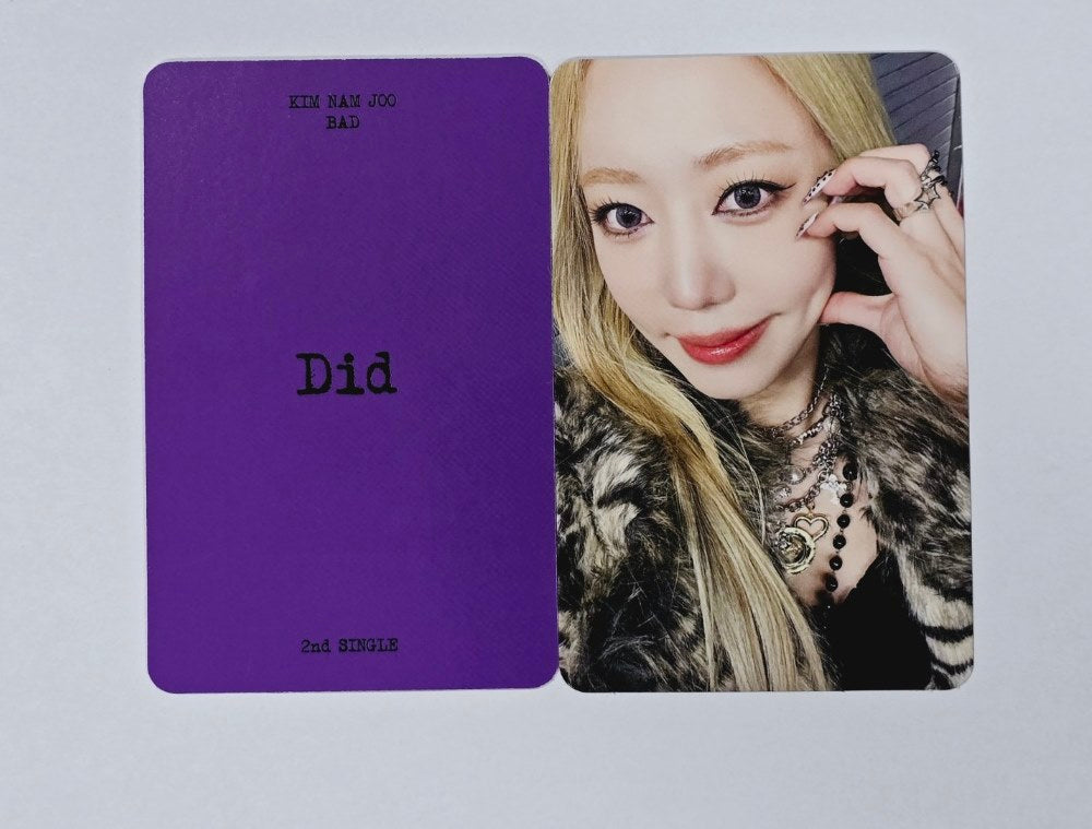 Kim Nam Joo " BAD" - Official Photocard [24.4.3] - HALLYUSUPERSTORE