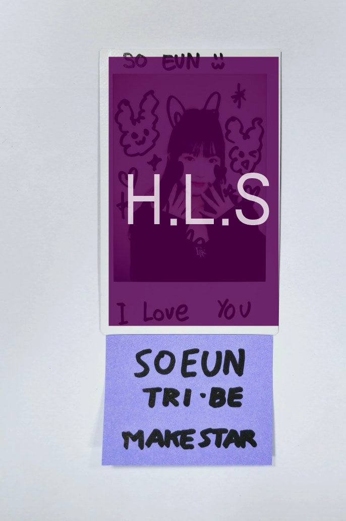 TRI.BE "Diamond" - Hand Autographed(Signed) Polaroid, Photocard [24.4.3] - HALLYUSUPERSTORE