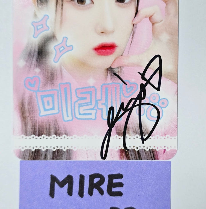 TRI.BE "Diamond" - Hand Autographed(Signed) Polaroid, Photocard [24.4.3] - HALLYUSUPERSTORE