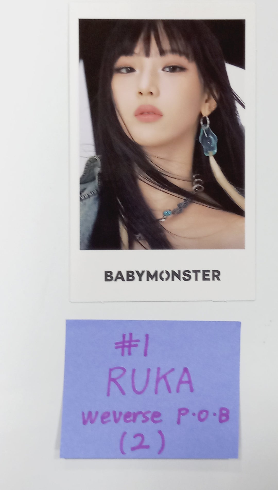 BABYMONSTER "BABYMONS7ER" - Weverse Shop Pre-Order Benefit Polaroid Type Photocard, Photo Stand [Restocked 4/18]  [24.4.3] - HALLYUSUPERSTORE