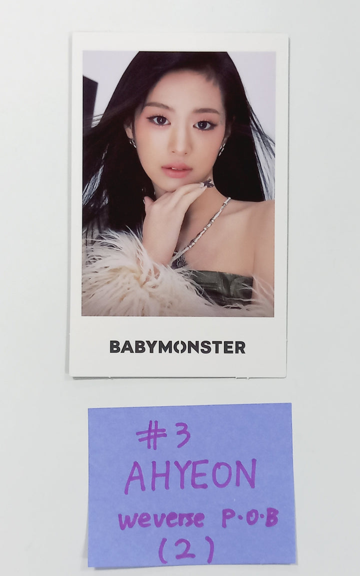 BABYMONSTER "BABYMONS7ER" - Weverse Shop Pre-Order Benefit Polaroid Type Photocard, Photo Stand [Restocked 4/18]  [24.4.3] - HALLYUSUPERSTORE