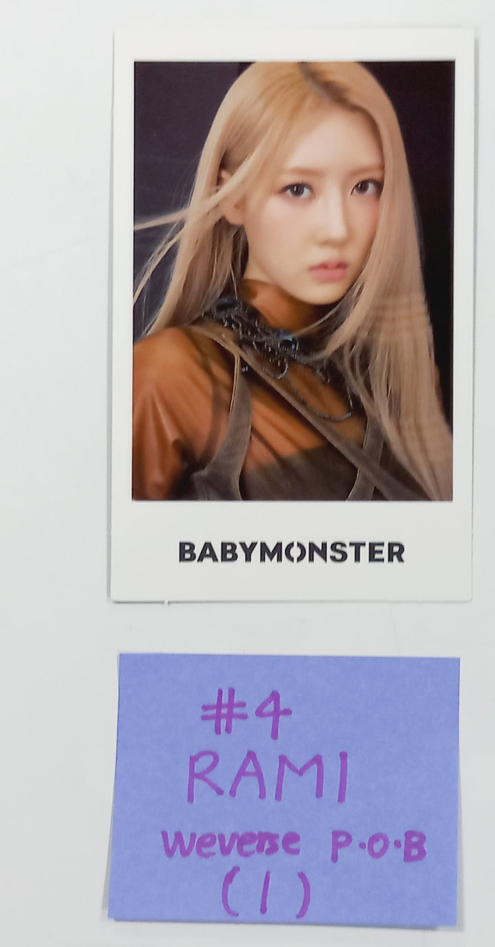 BABYMONSTER "BABYMONS7ER" - Weverse Shop Pre-Order Benefit Polaroid Type Photocard, Photo Stand [Restocked 4/18]  [24.4.3] - HALLYUSUPERSTORE