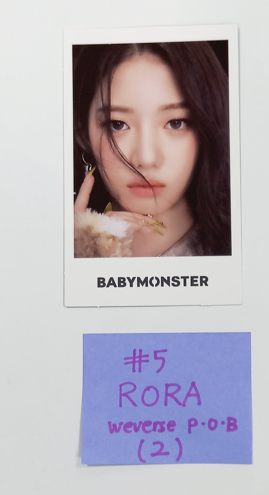 BABYMONSTER "BABYMONS7ER" - Weverse Shop Pre-Order Benefit Polaroid Type Photocard, Photo Stand [Restocked 4/18]  [24.4.3] - HALLYUSUPERSTORE