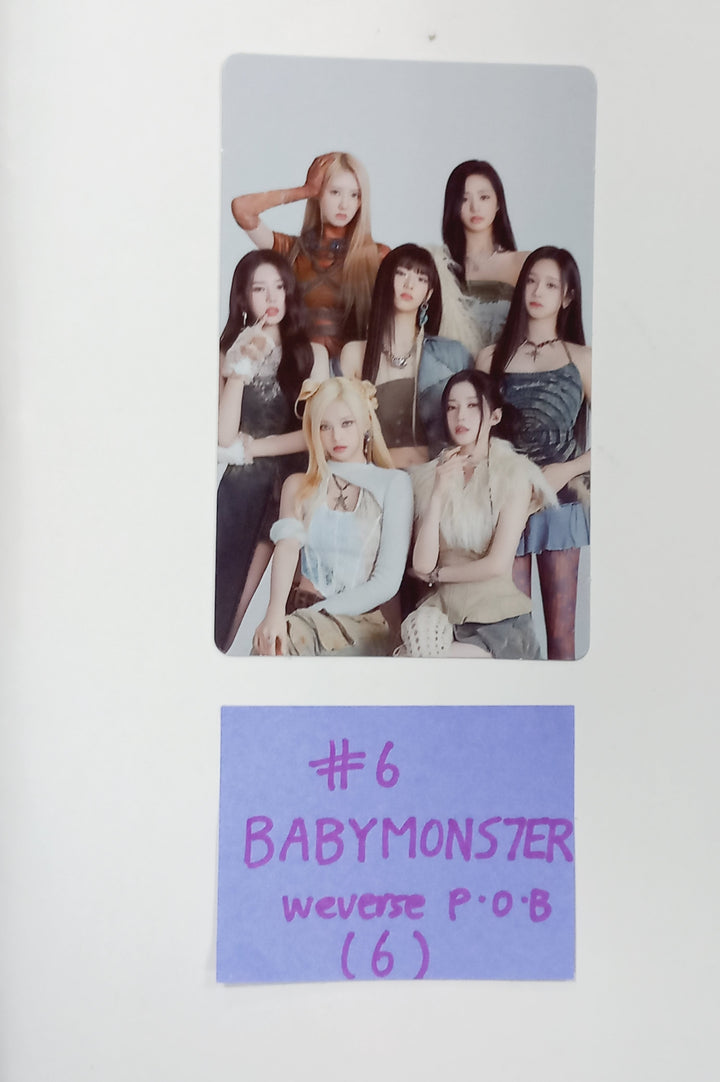 BABYMONSTER "BABYMONS7ER" - Weverse Shop Pre-Order Benefit Polaroid Type Photocard, Photo Stand [Restocked 4/18]  [24.4.3] - HALLYUSUPERSTORE