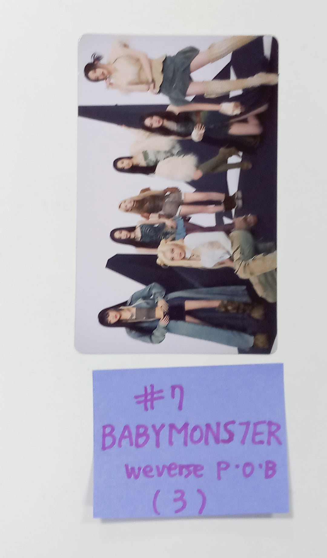 BABYMONSTER "BABYMONS7ER" - Weverse Shop Pre-Order Benefit Polaroid Type Photocard, Photo Stand [Restocked 4/18]  [24.4.3] - HALLYUSUPERSTORE