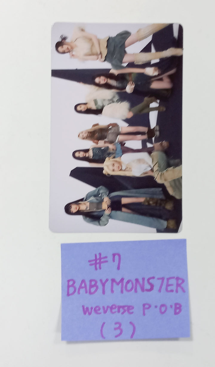 BABYMONSTER "BABYMONS7ER" - Weverse Shop Pre-Order Benefit Polaroid Type Photocard, Photo Stand [Restocked 4/18]  [24.4.3] - HALLYUSUPERSTORE