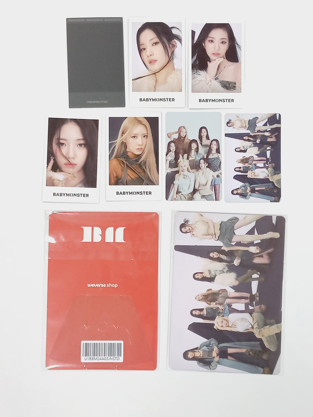 BABYMONSTER "BABYMONS7ER" - Weverse Shop Pre-Order Benefit Polaroid Type Photocard, Photo Stand [Restocked 4/18]  [24.4.3] - HALLYUSUPERSTORE