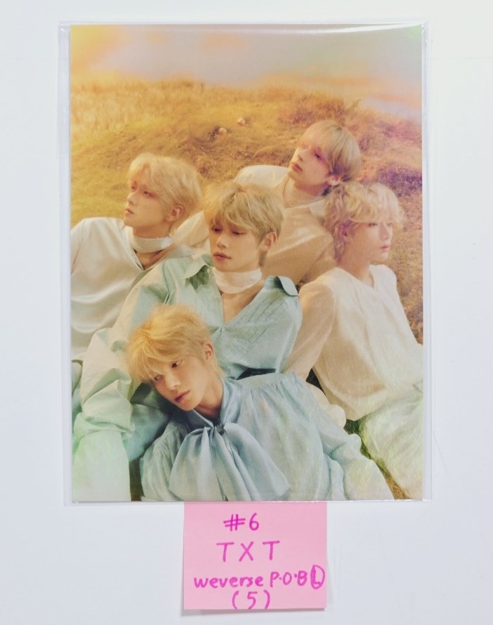 TXT "minisode 3: TOMORROW" - Weverse Shop Pre-Order Benefit Photocard, Postcard [Light Ver.] [24.4.4] - HALLYUSUPERSTORE